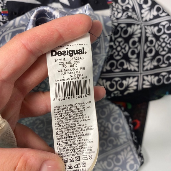 Colorful Long-Sleeve Top | Desigual - Picture 4 of 8